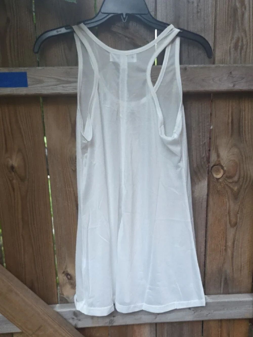 Pretty Angel White Racerback Tank Top - Picture 4 of 4